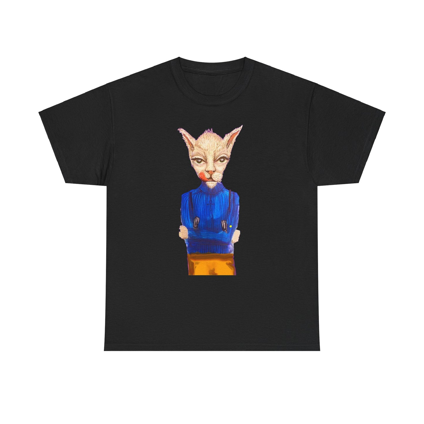 Greedy Cat Women’s Cotton T-Shirt – available in different colors