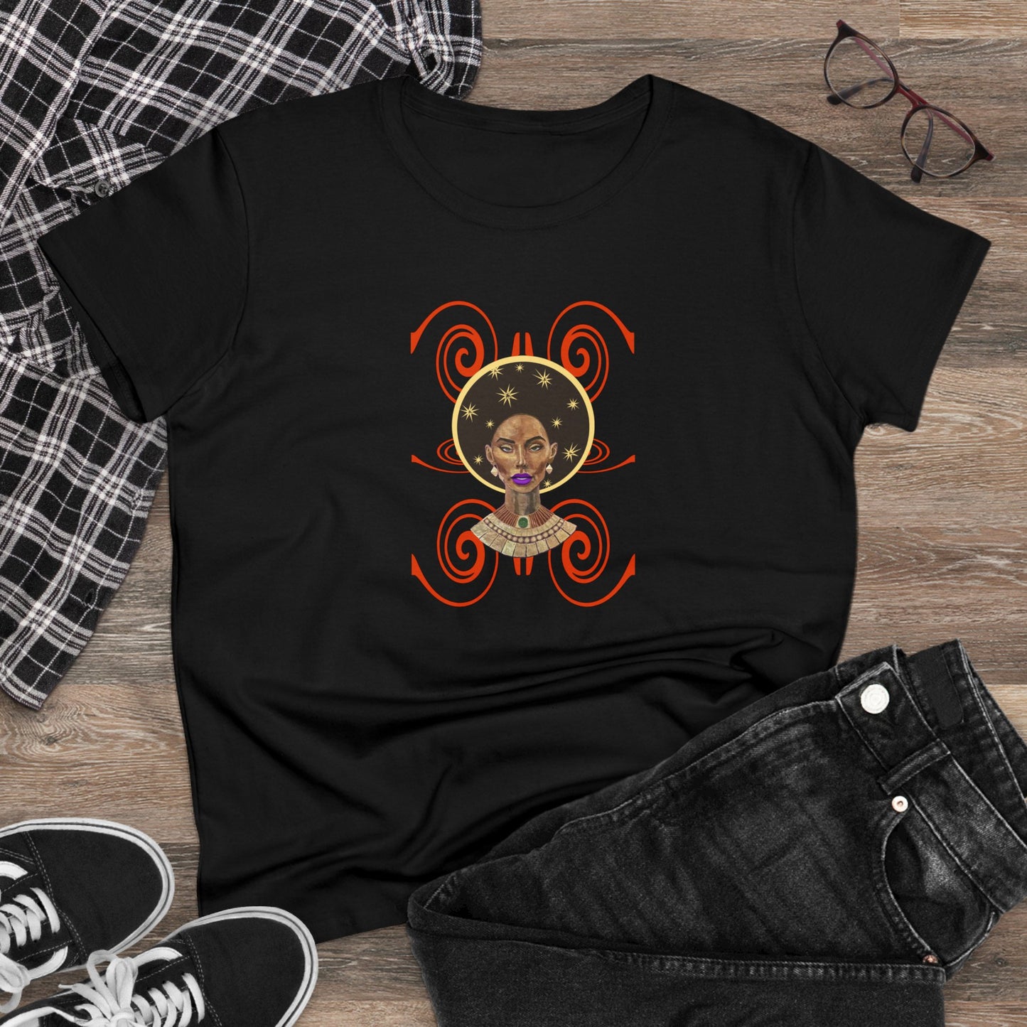Celestial Woman’s t-shirt available in different colors