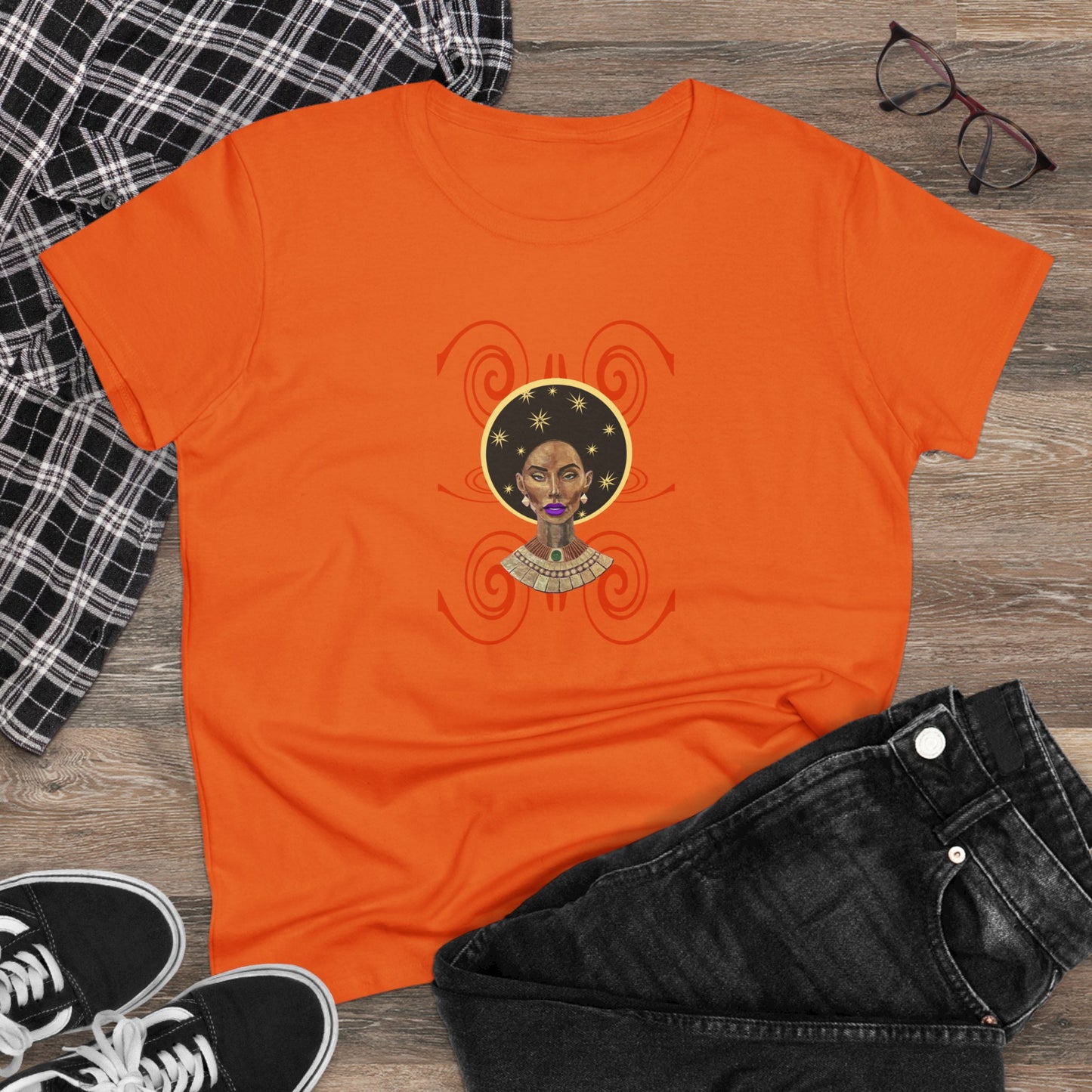 Celestial Woman’s t-shirt available in different colors