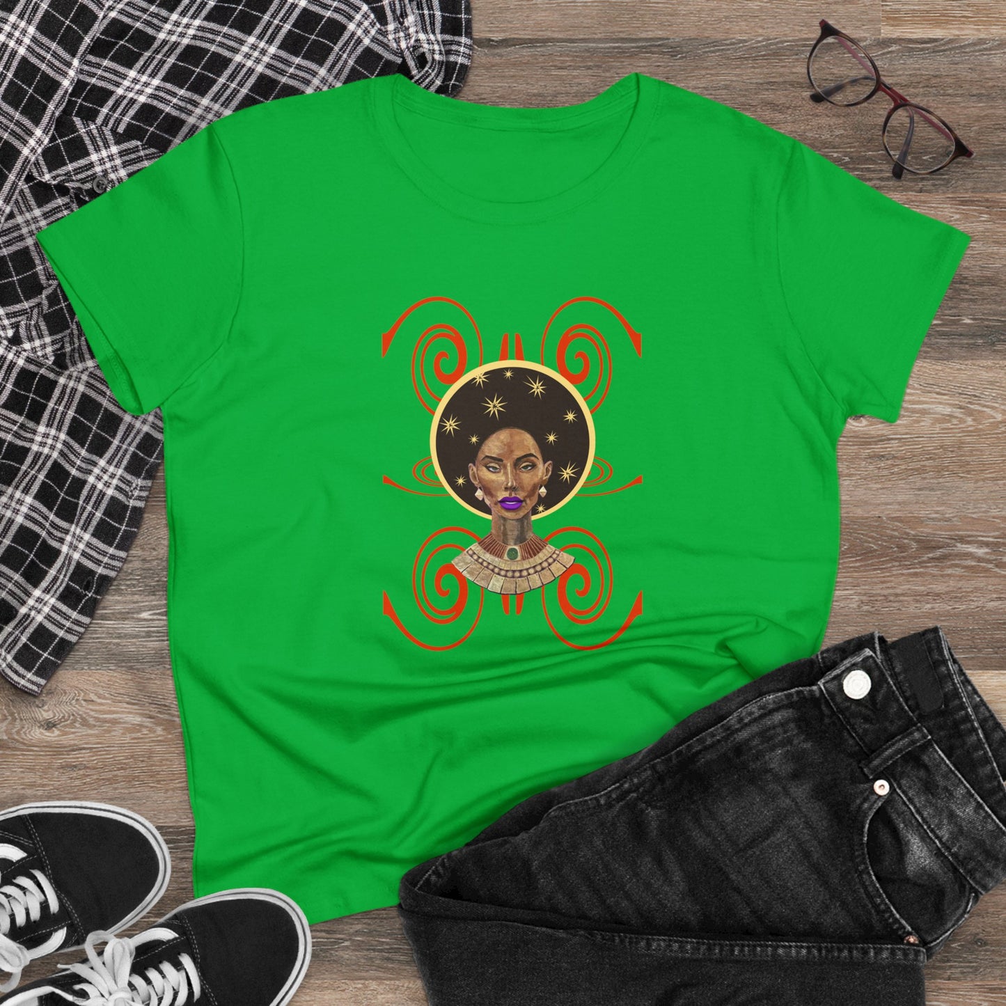 Celestial Woman’s t-shirt available in different colors