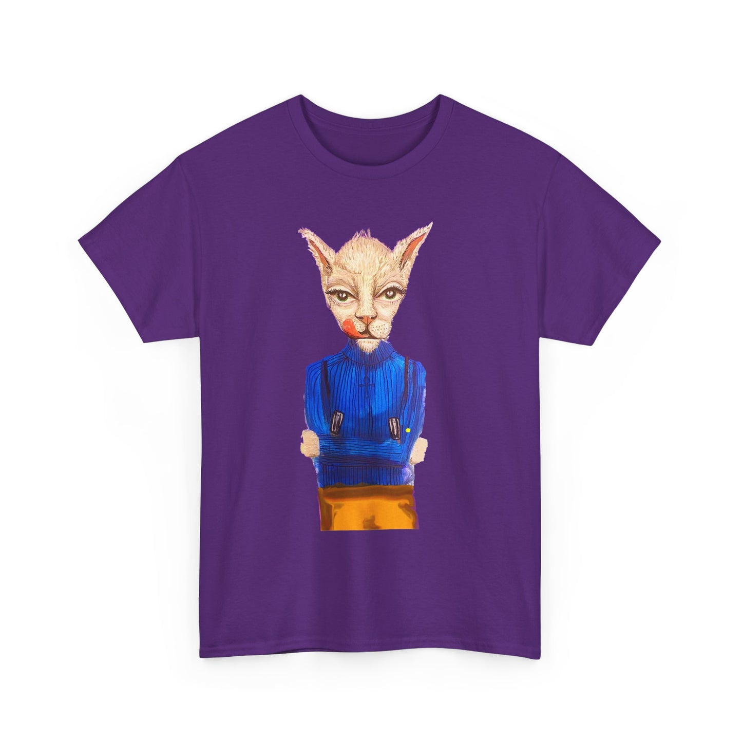 Greedy Cat Women’s Cotton T-Shirt – available in different colors