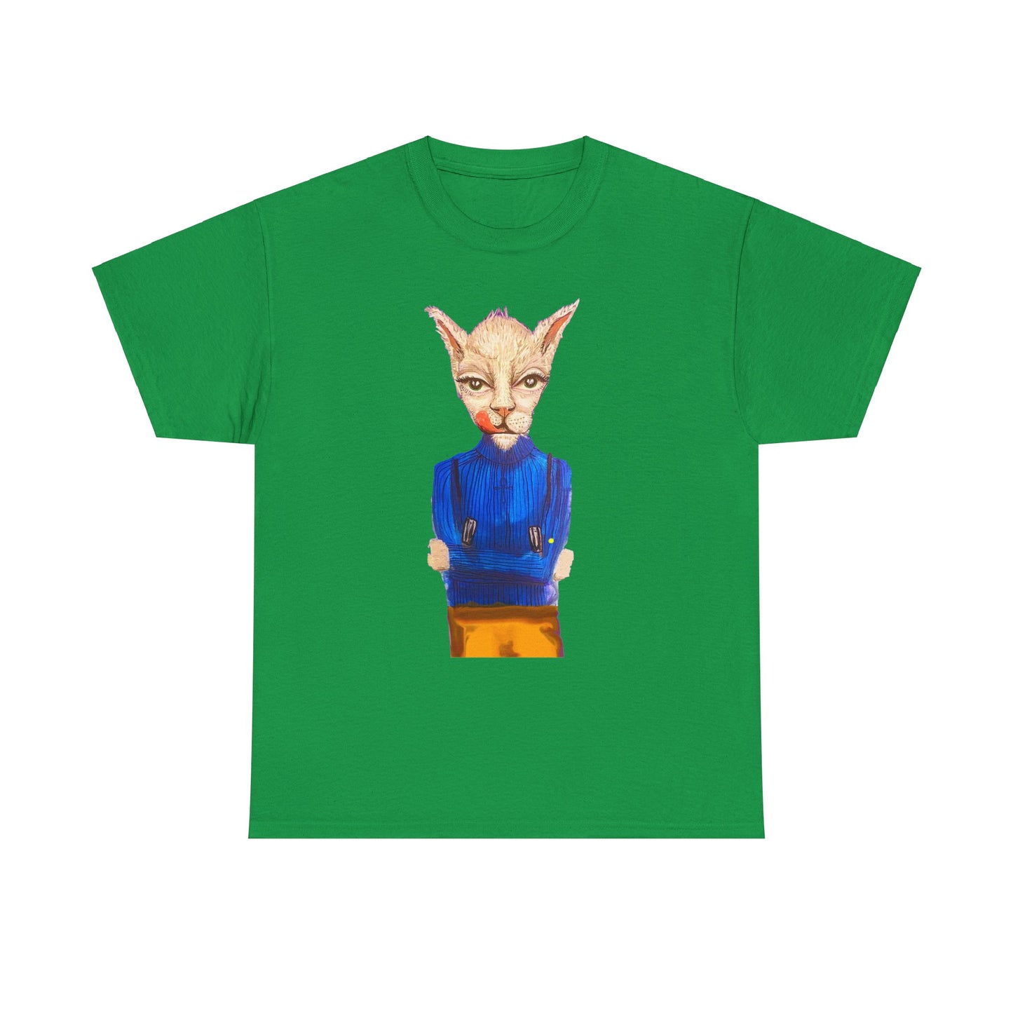 Greedy Cat Women’s Cotton T-Shirt – available in different colors