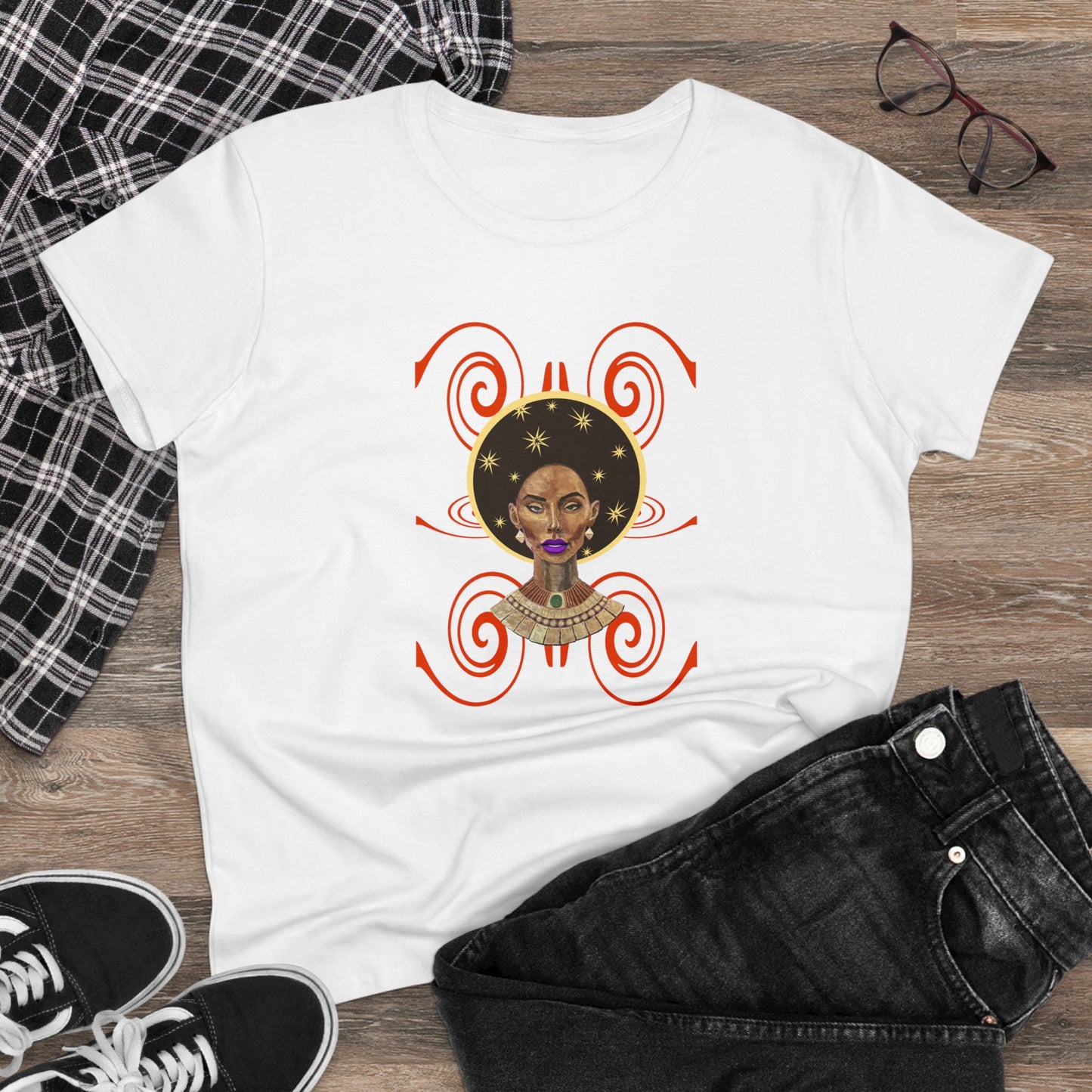 Celestial Woman’s t-shirt available in different colors