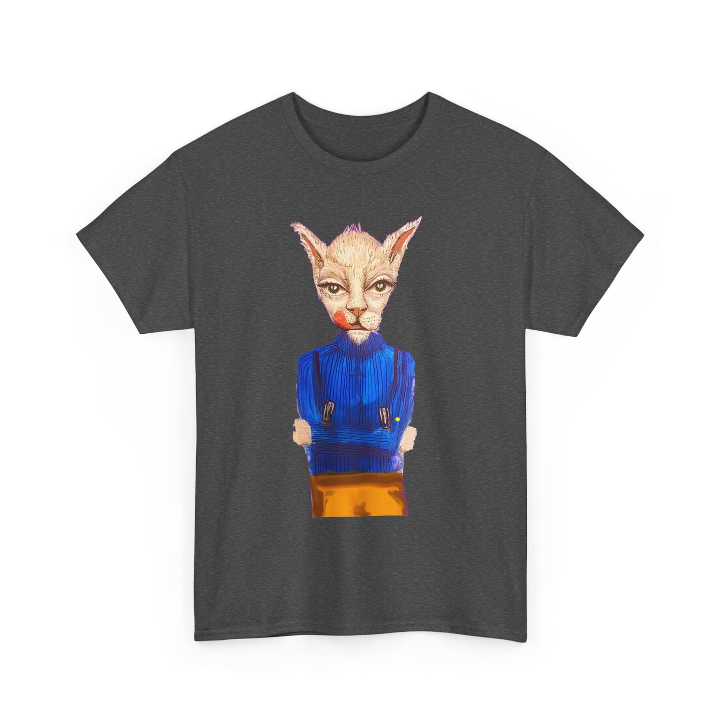 Greedy Cat Women’s Cotton T-Shirt – available in different colors