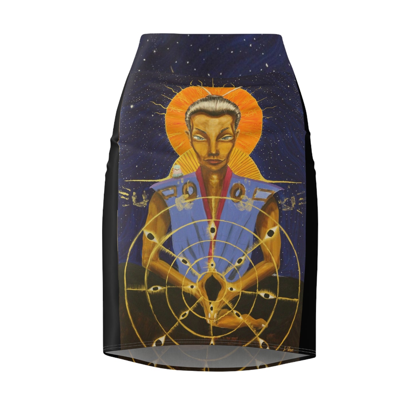 Samurai Fitted Skirt