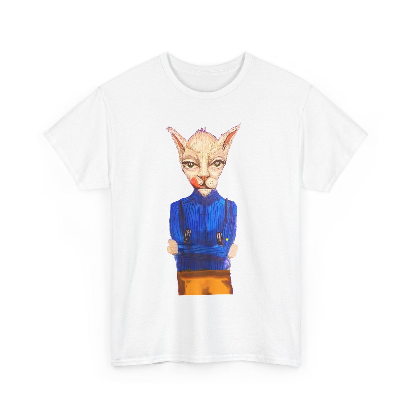 Greedy Cat Women’s Cotton T-Shirt – available in different colors