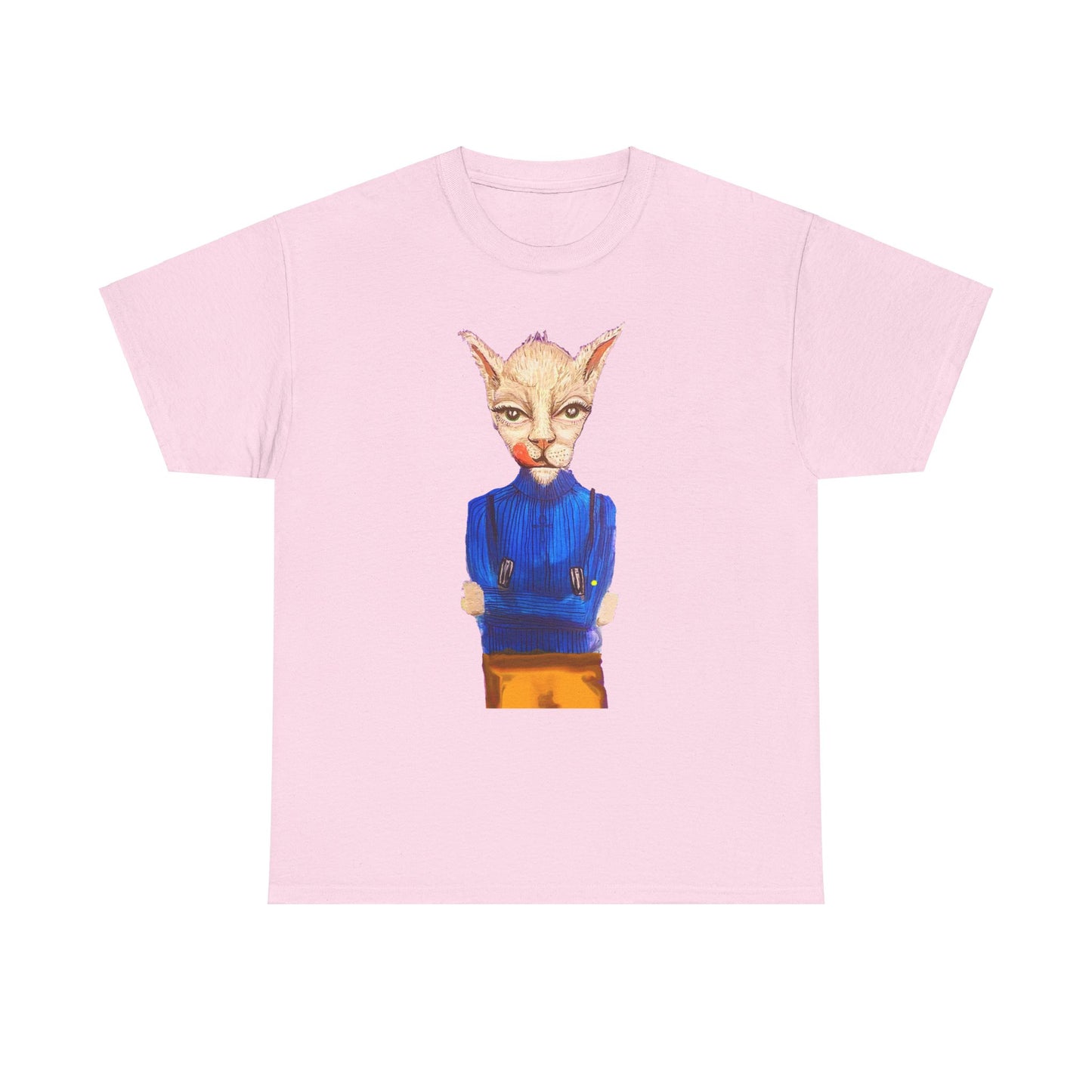 Greedy Cat Women’s Cotton T-Shirt – available in different colors