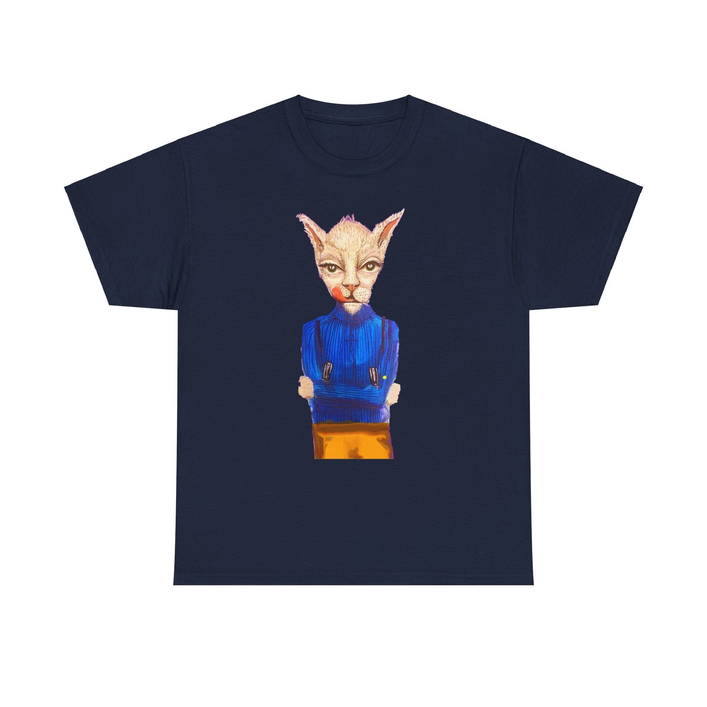 Greedy Cat Women’s Cotton T-Shirt – available in different colors