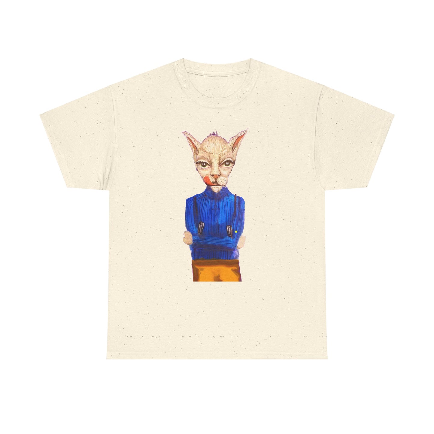 Greedy Cat Women’s Cotton T-Shirt – available in different colors