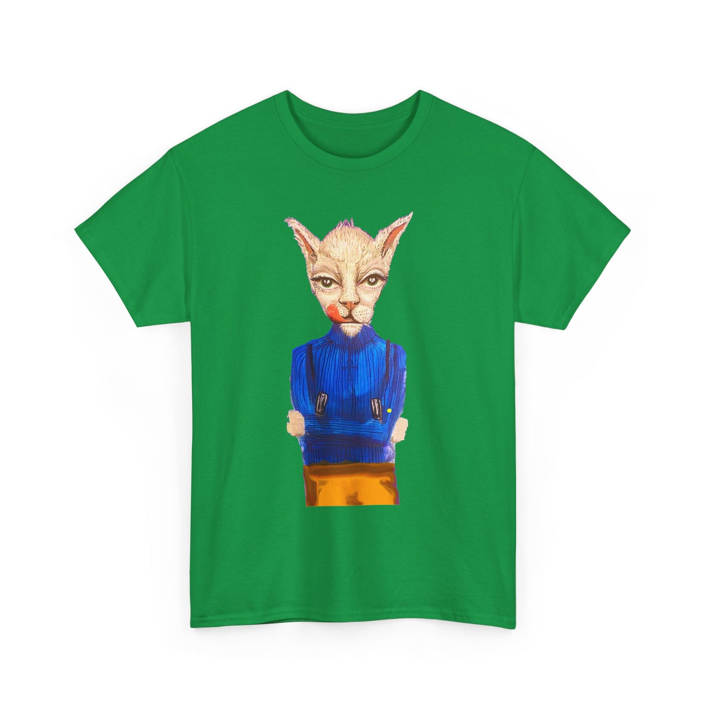Greedy Cat Women’s Cotton T-Shirt – available in different colors