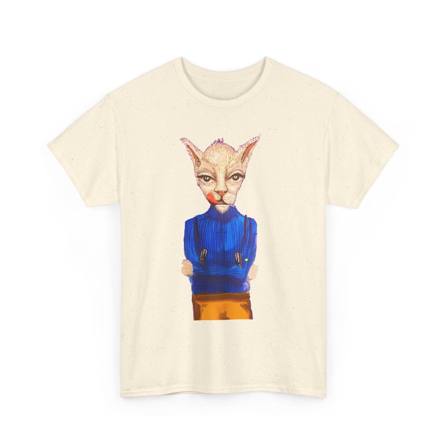 Greedy Cat Women’s Cotton T-Shirt – available in different colors