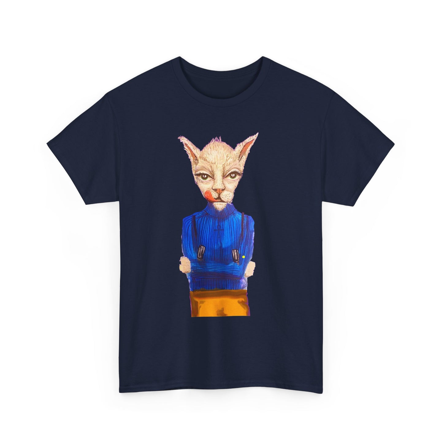 Greedy Cat Women’s Cotton T-Shirt – available in different colors
