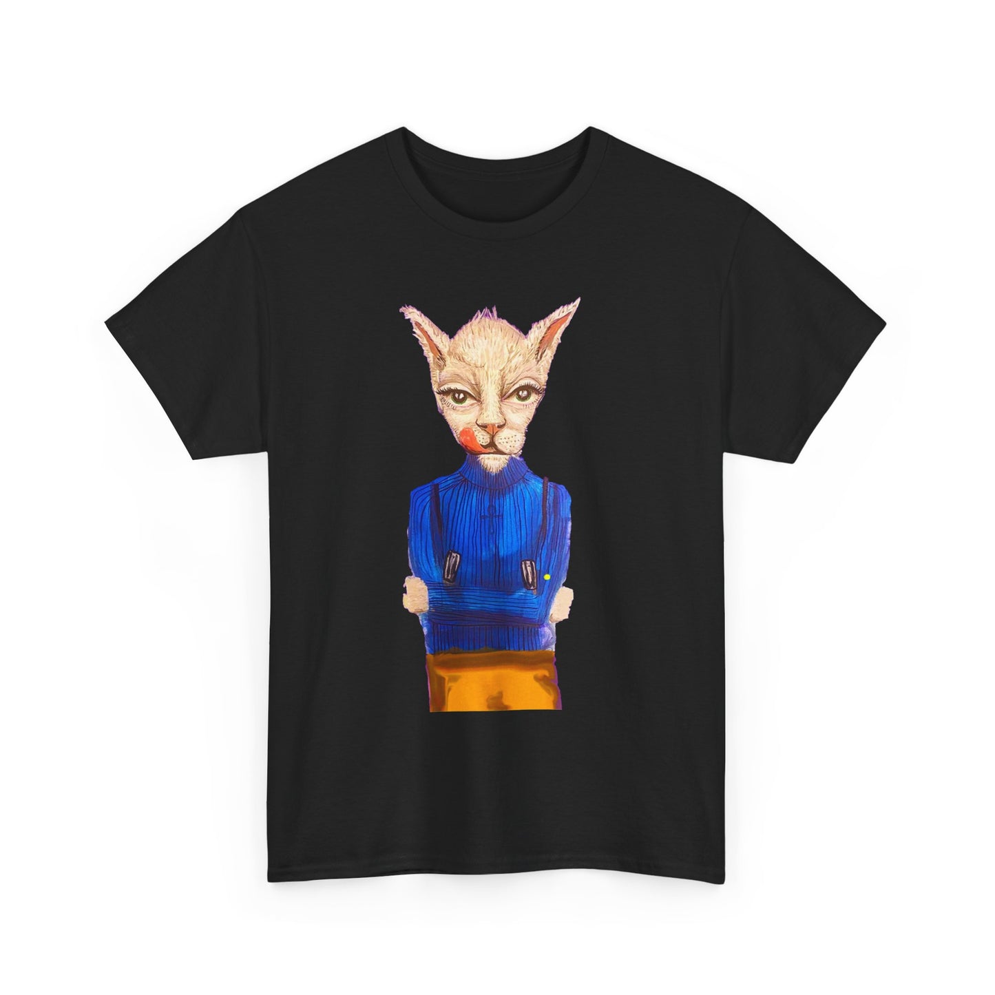 Greedy Cat Women’s Cotton T-Shirt – available in different colors