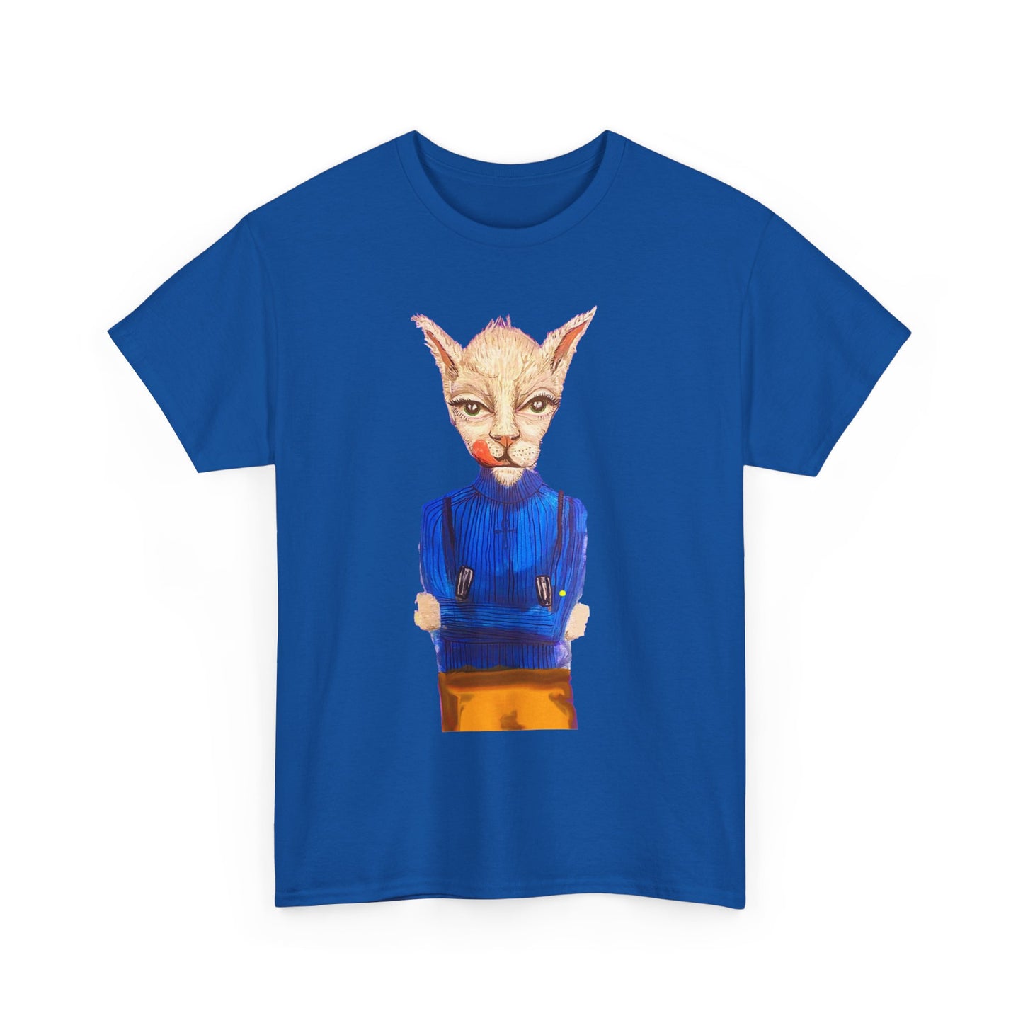 Greedy Cat Women’s Cotton T-Shirt – available in different colors