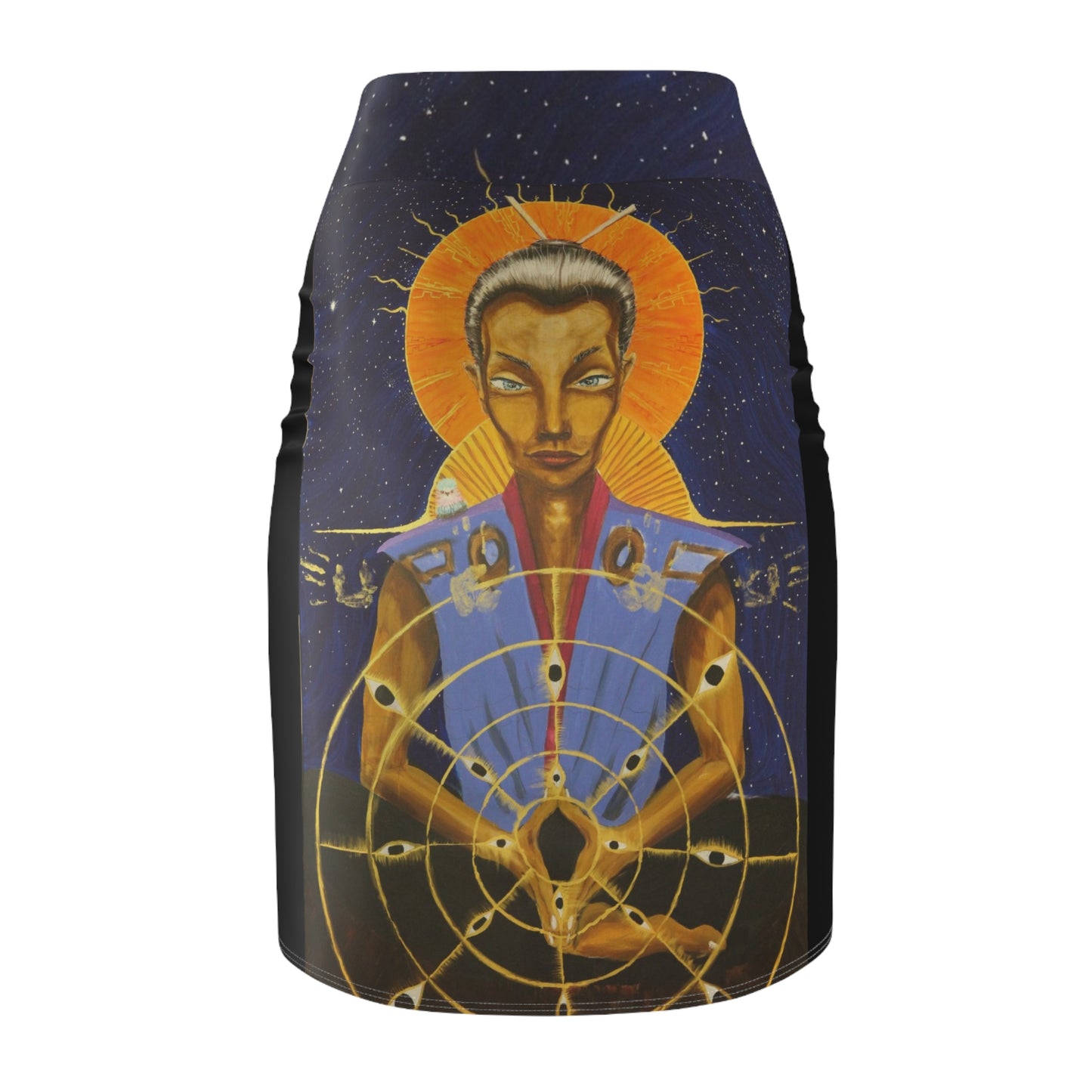 Samurai Fitted Skirt