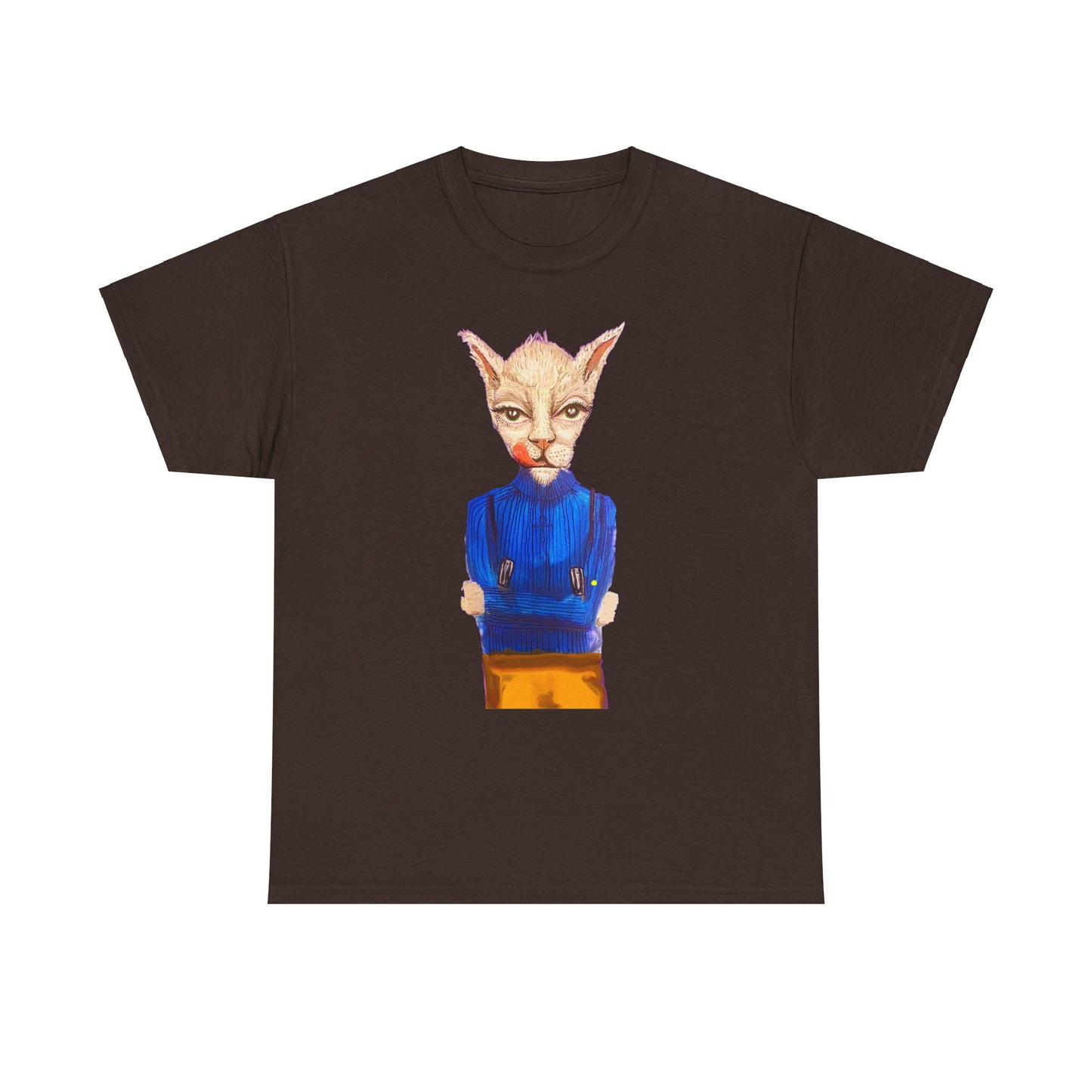 Greedy Cat Women’s Cotton T-Shirt – available in different colors
