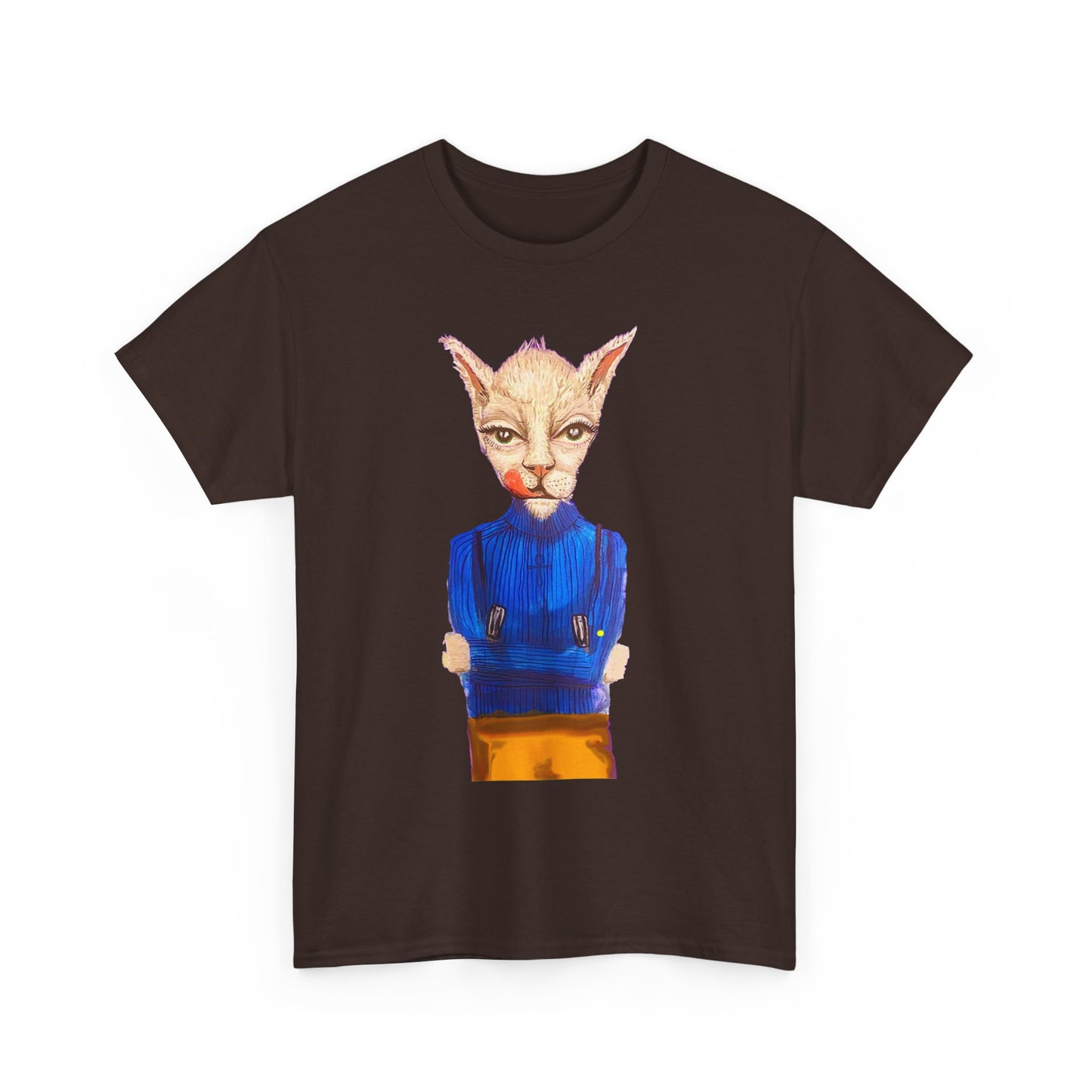 Greedy Cat Women’s Cotton T-Shirt – available in different colors