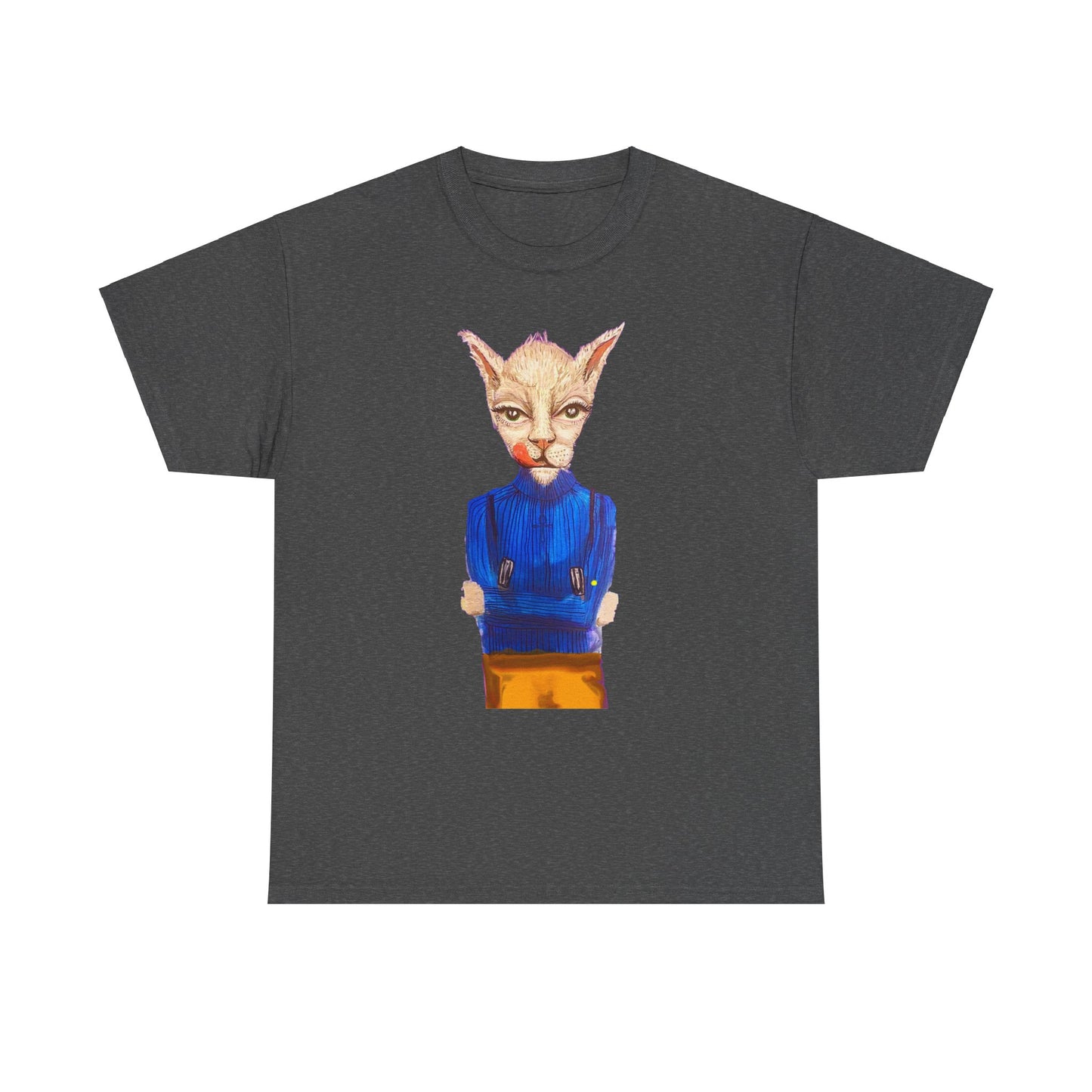 Greedy Cat Women’s Cotton T-Shirt – available in different colors