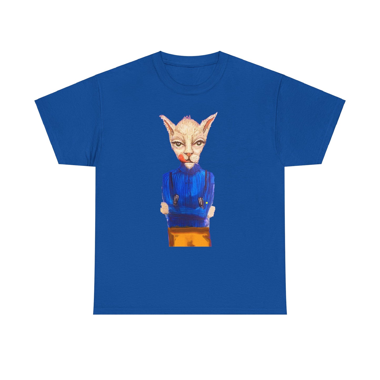 Greedy Cat Women’s Cotton T-Shirt – available in different colors