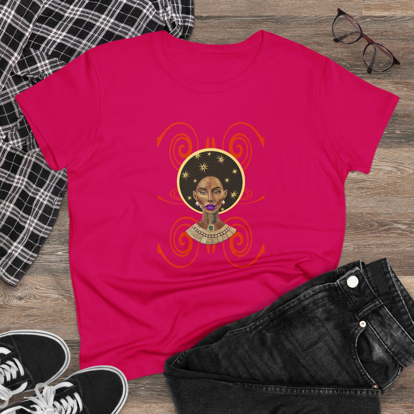 Celestial Woman’s t-shirt available in different colors