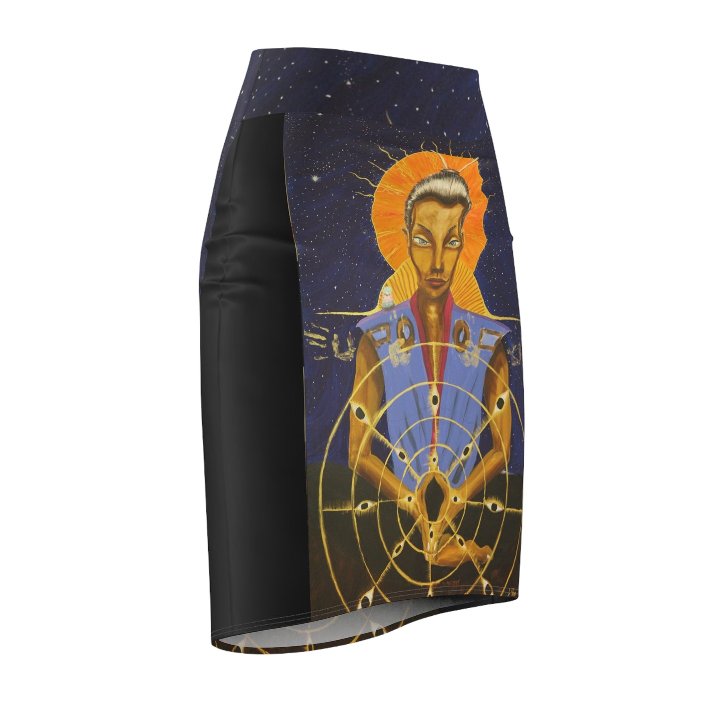 Samurai Fitted Skirt