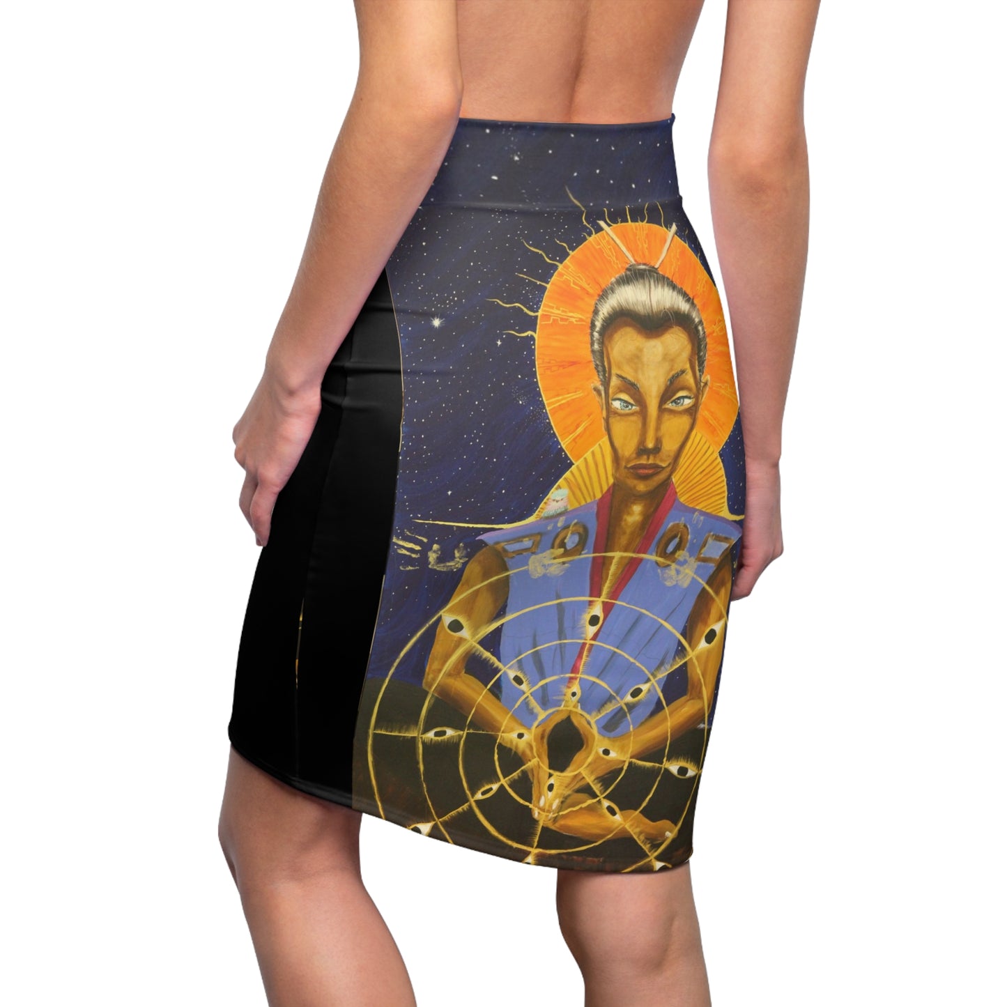 Samurai Fitted Skirt