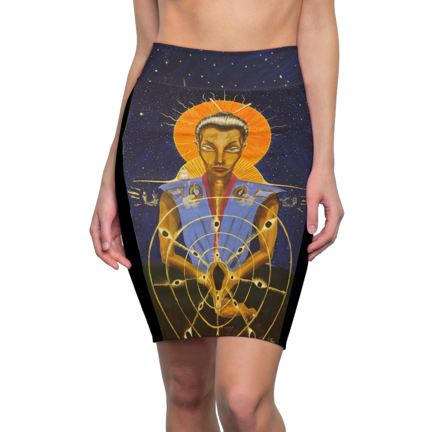 Samurai Fitted Skirt