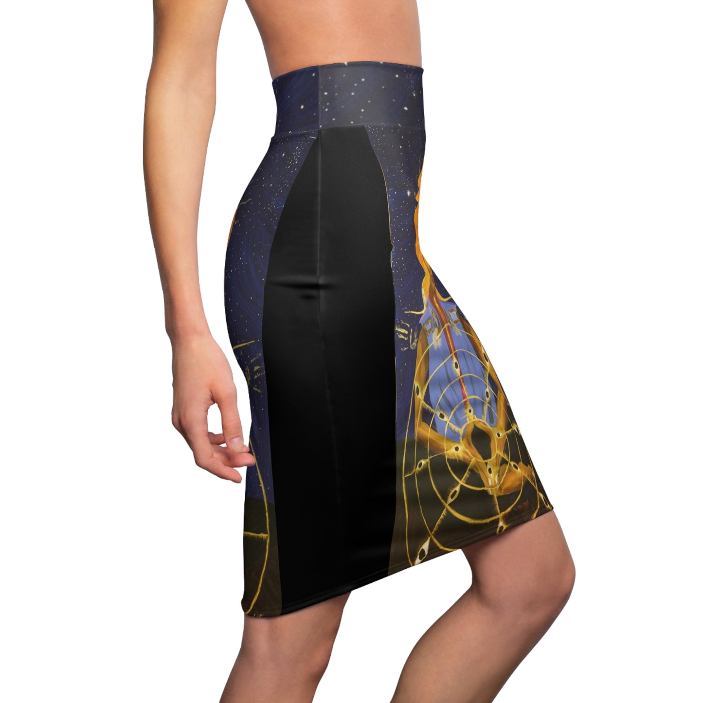 Samurai Fitted Skirt