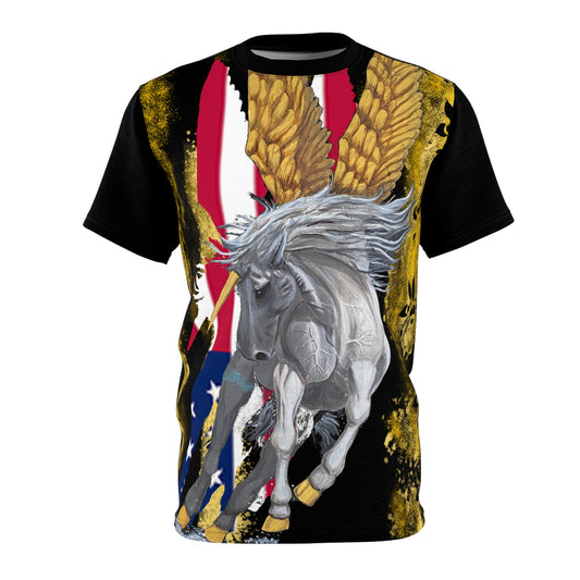 USA Einhorn Herren-T-Shirt