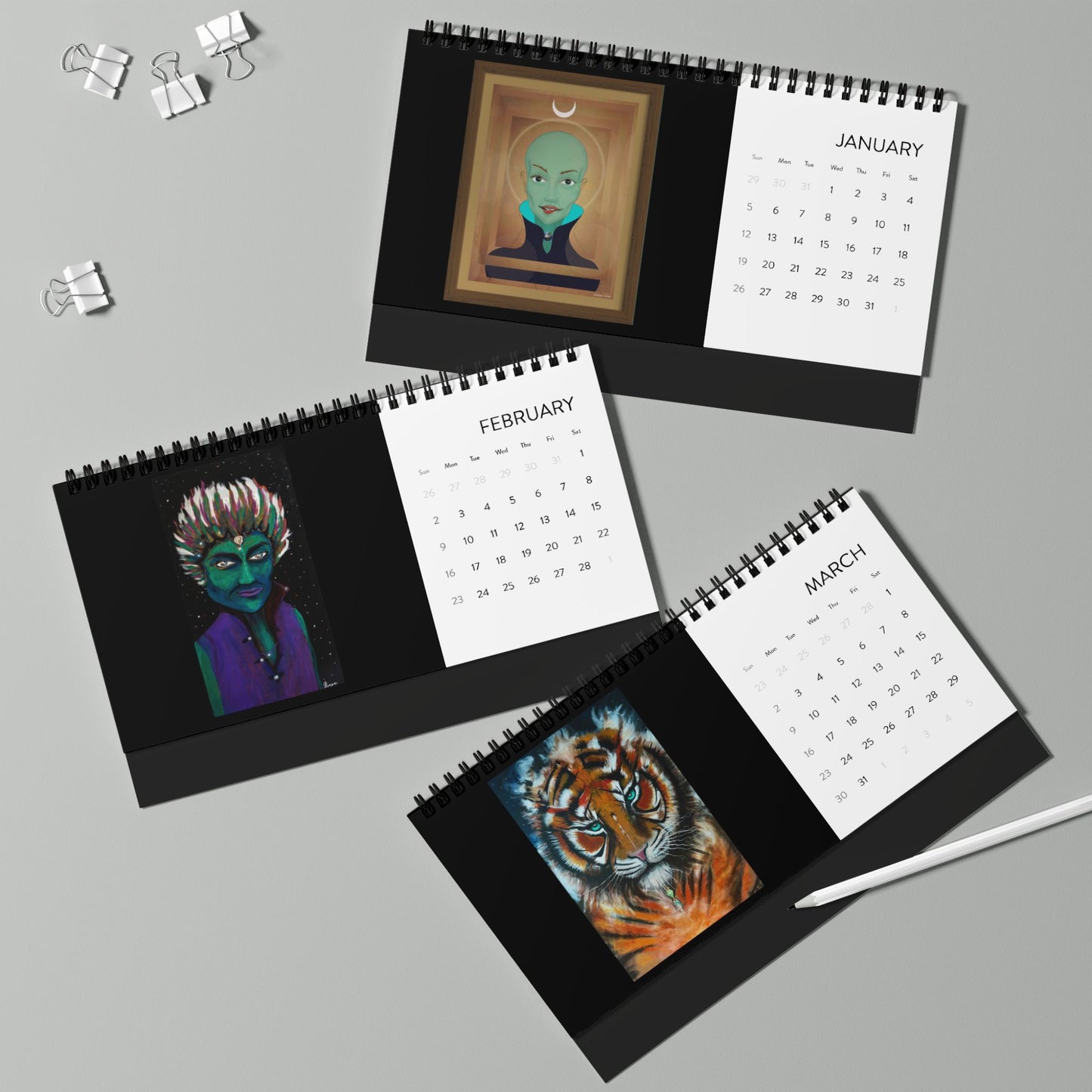 SimonGallery.store Calendar