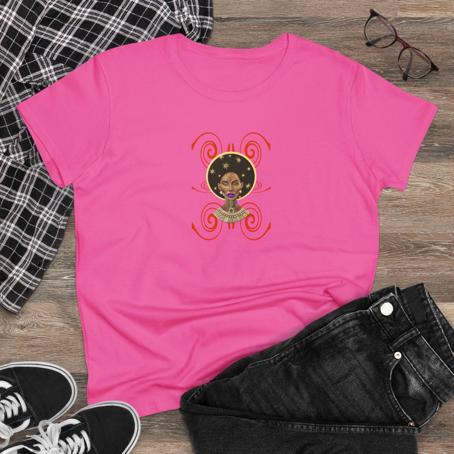 Celestial Woman’s t-shirt available in different colors