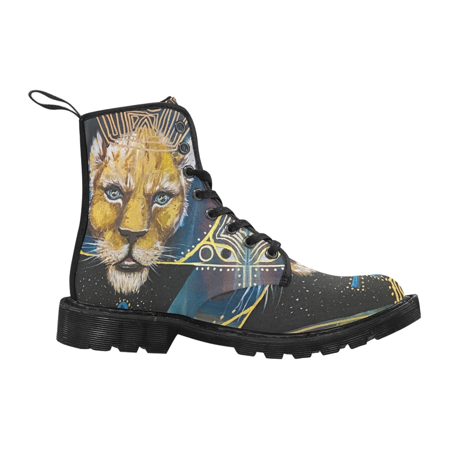 Sekhmet Men’s Winter Lace-Up Canvas Boots