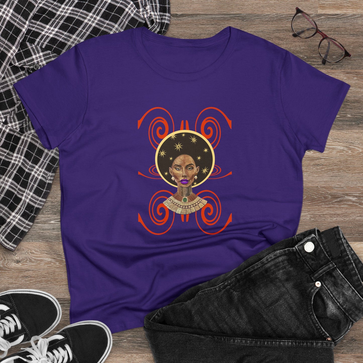 Celestial Woman’s t-shirt available in different colors