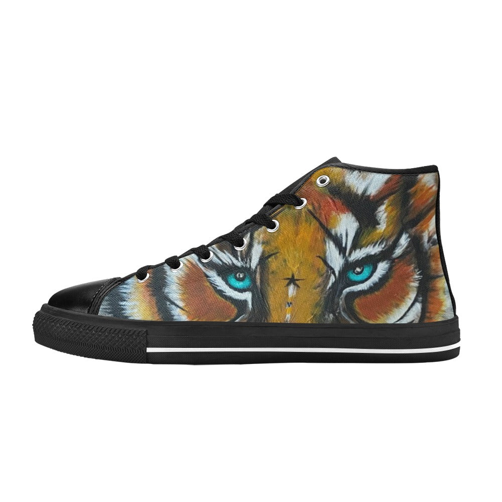 Custom High Top Canvas Shoes for Women Model017