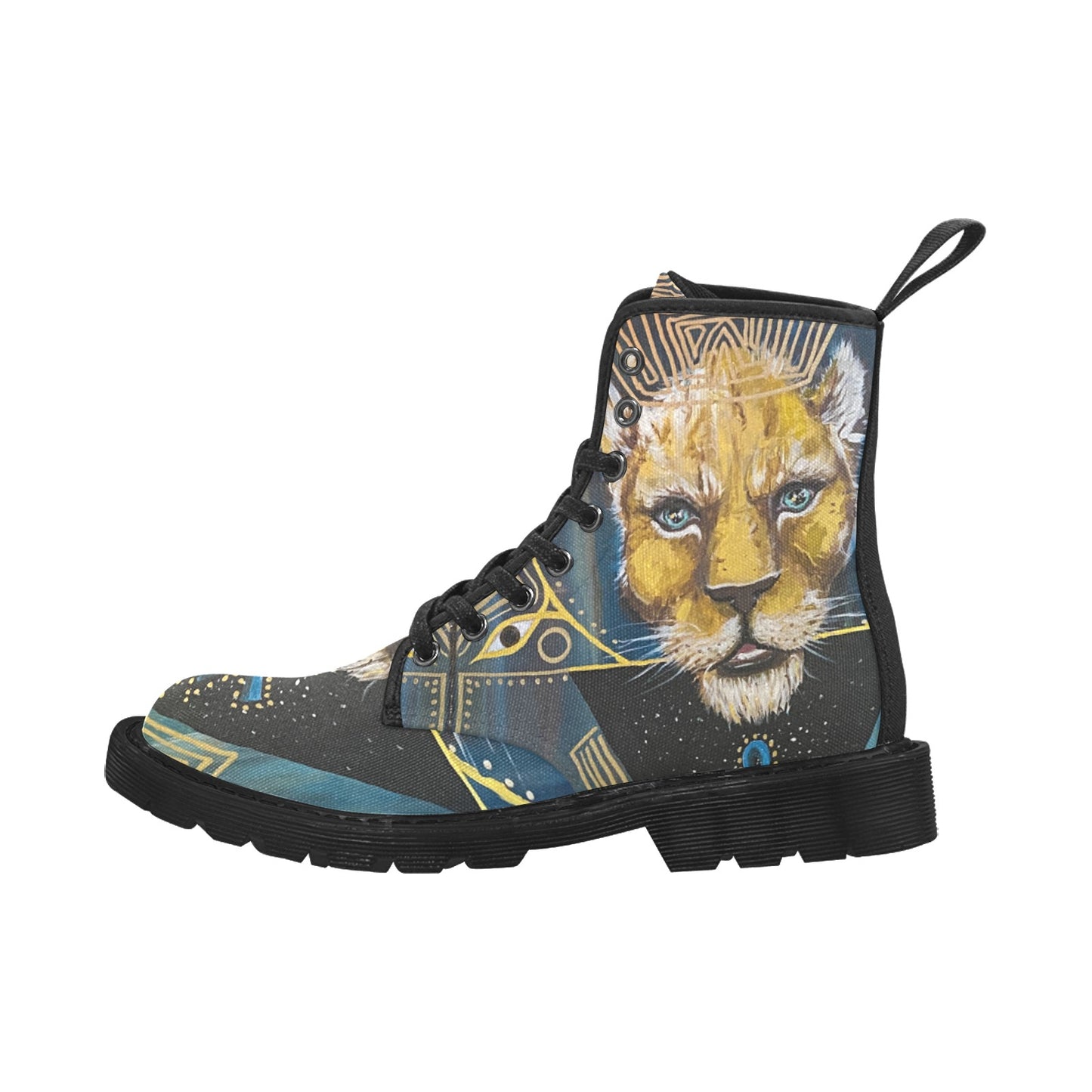 Sekhmet Men’s Winter Lace-Up Canvas Boots